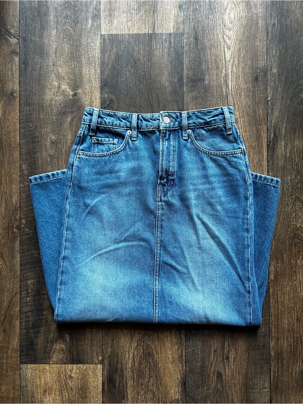 Massimo Dutti Vintage Denim Skirt